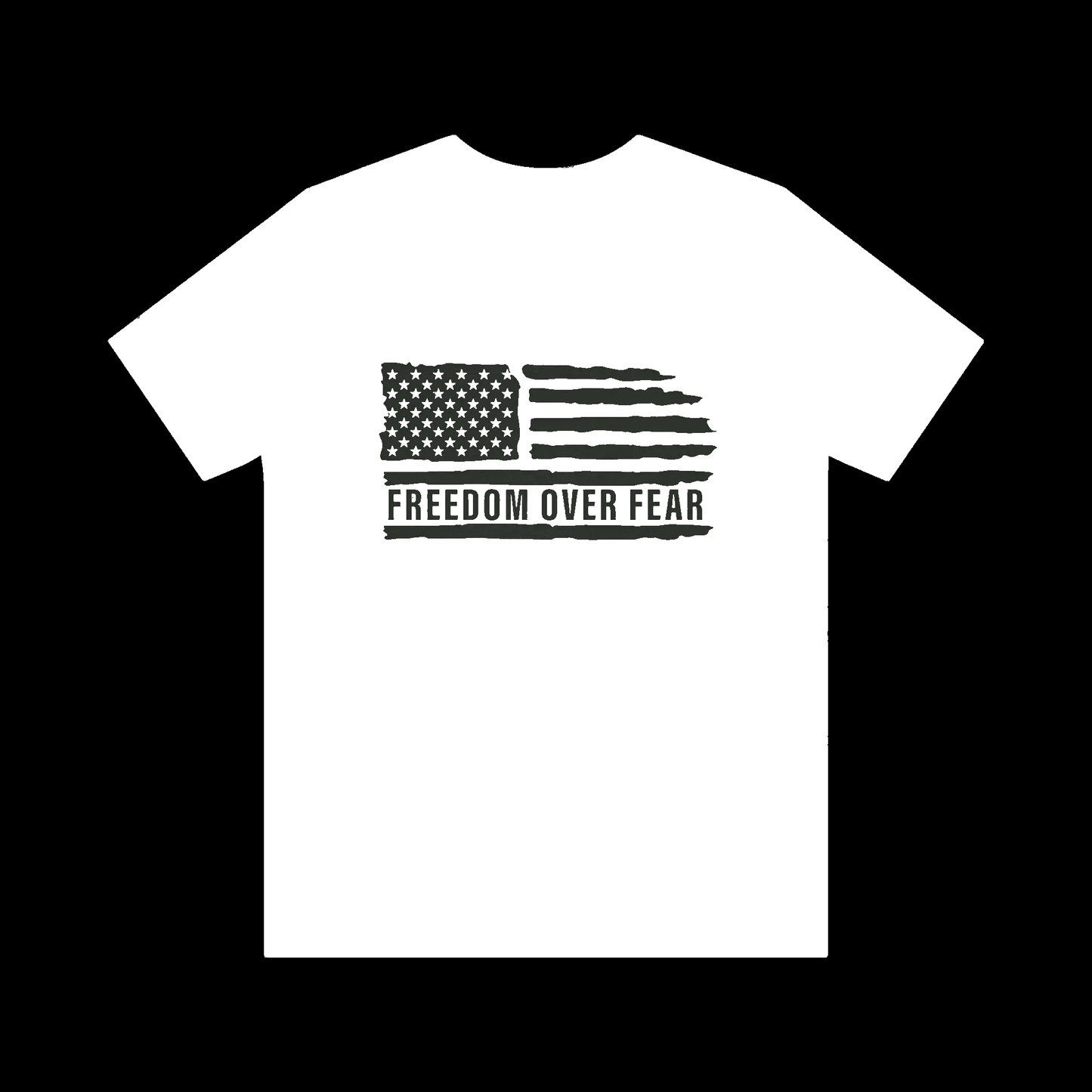Freedom Over Fear Flag Tee - Torch Republic