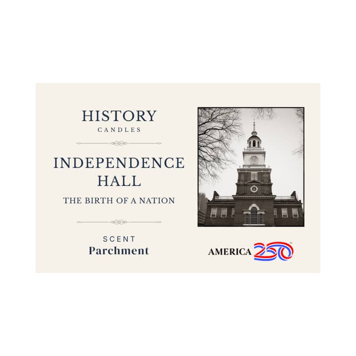 Independence Hall Candle– America250™ - Torch Republic