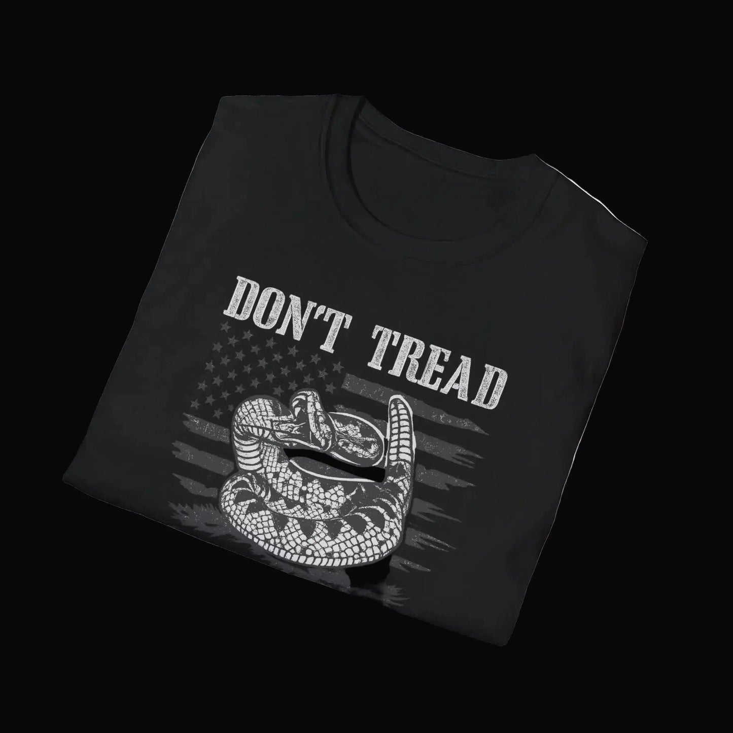 Don't Tread On Me T-Shirt — Gadsden Flag Snake Patriotic Tee Printify