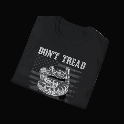 Don't Tread On Me T-Shirt — Gadsden Flag Snake Patriotic Tee Printify