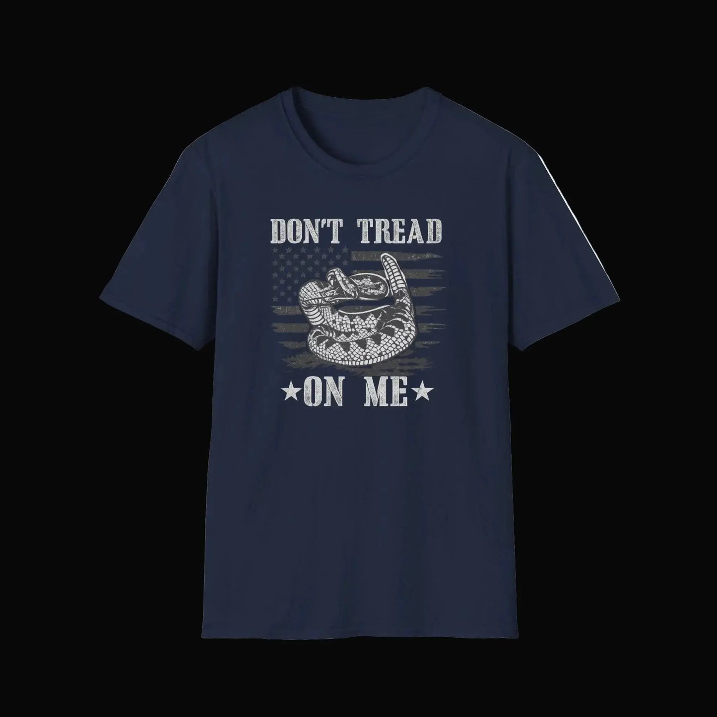 Don't Tread On Me T-Shirt — Gadsden Flag Snake Patriotic Tee Printify