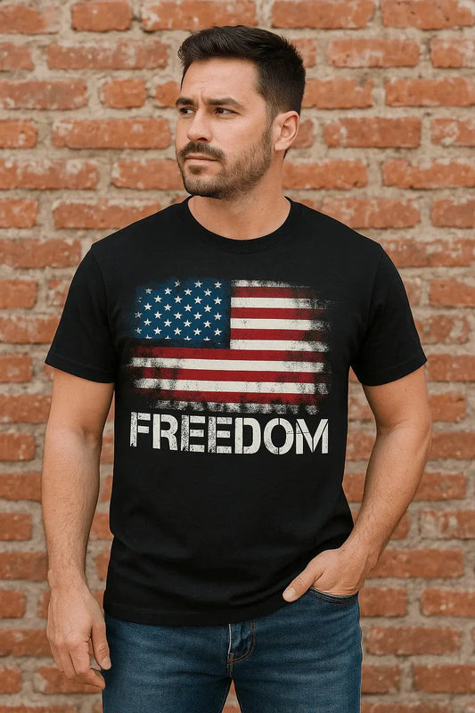 Freedom American Flag Tee - LiberTees for All