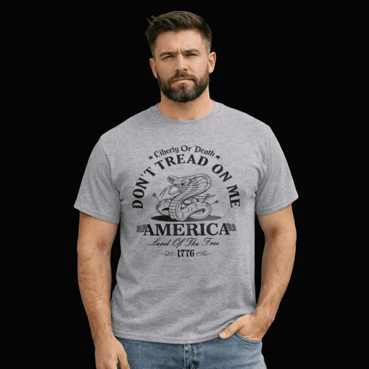 Liberty or Death Don't Tread on Me Snake T-Shirt - LiberTees for All