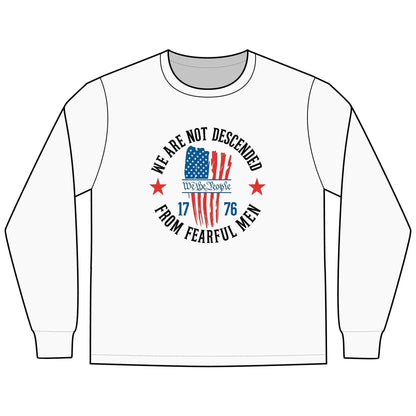 We the People 1776 American Flag Long Sleeve Tee - LiberTees for All
